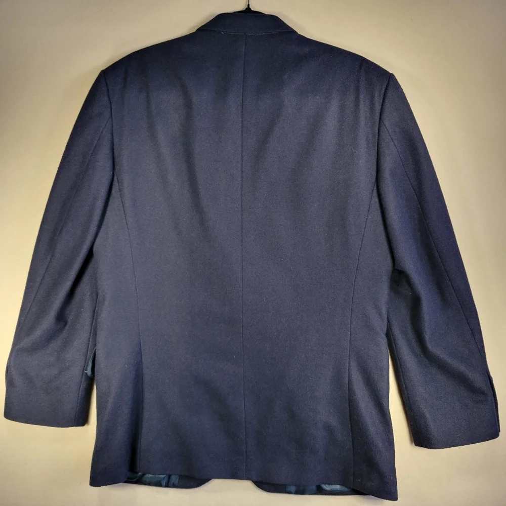 Oscar De La Renta Blazer‎ Cashmere Blend Navy Size 38S